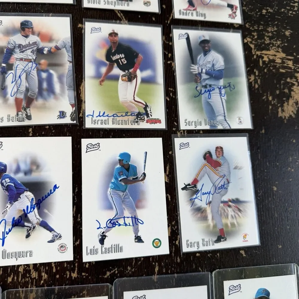 1996 Best Cards Inc Baseball Lot Of 50 Autos Minor Leaguers & Prospects Signed